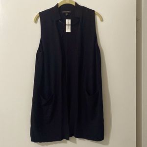 Banana Republic Sweater Black Vest
